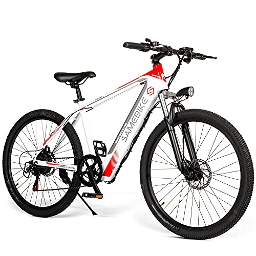 Bicicletas de montaña eléctrica : Bicicleta eléctrica Plegable de Rueda de 26", Bicicleta de montaña eléctrica de Aluminio de 250 W con Borde de radios SAMEBIKE SH26 (Negro)