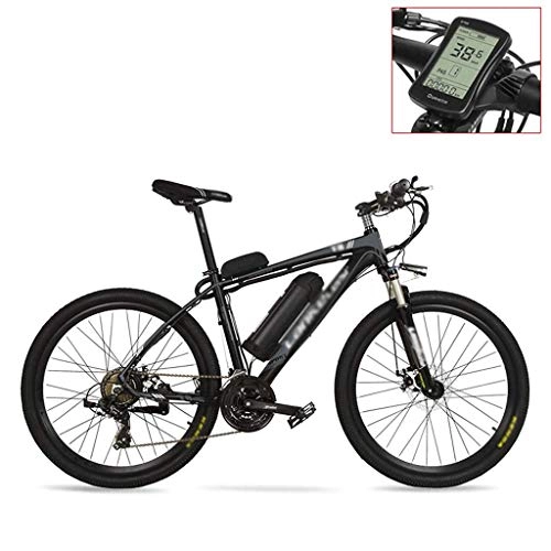 Bicicletas de montaña eléctrica : Bicicleta eléctrica T8 48V 240W Pedal Fuerte Ayuda Bicicleta eléctrica, Bicicleta de montaña eléctrica Moda MTB, adopta la Horquilla de suspensión.
