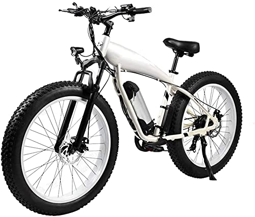 Bicicletas de montaña eléctrica : CCLLA Bicicleta eléctrica para Adultos 26 '' Bicicleta eléctrica de montaña Ebike 36v Batería de Litio extraíble 250w Potente Motor Llanta Gruesa Batería extraíble y Profesional 7 velocidades