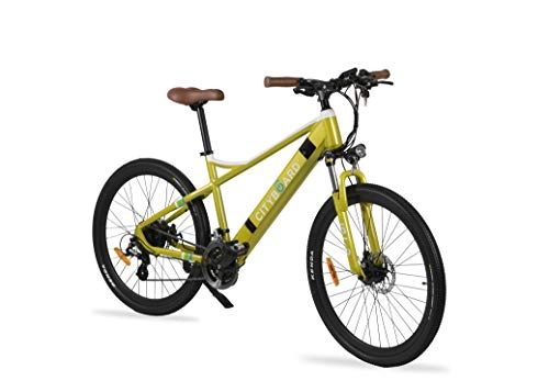 Bicicletas de montaña eléctrica : Cityboard E- Tui Bicicleta Elctrica, Unisex Adulto, Negro / Azul, 27.5 Pulgadas