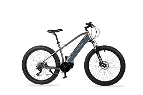Bicicletas de montaña eléctrica : Cityboard GT2 Bicicleta Eléctrica Montaña Motor Central 26", Adultos Unisex, Negro