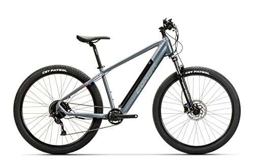 Bicicletas de montaña eléctrica : Conor Java Bicicleta, Adultos Unisex, Gris, Extra Grande