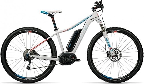 Bicicletas de montaña eléctrica : Cube Access WLS Hybrid Pro 40029R Womens Mountain Ebike 2016(tamao: 19, color: White' n 'Blue' n 'flashred)