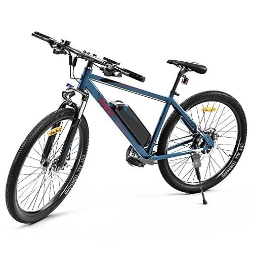 Bicicletas de montaña eléctrica : Eleglide M1 - Bicicleta eléctrica de montaña de 26 pulgadas, 250 W, motor eléctrico para adultos, con batería extraíble de 36 V / 7, 5 Ah, profesional, Shimano 21 velocidades E-Bike