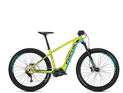 Bicicletas de montaña eléctrica : Focus E-Bike Bold Plus 10, 5Ah 11g 27Pulgadas Diamante Green / Blue, Color Verde, tamao 44 M