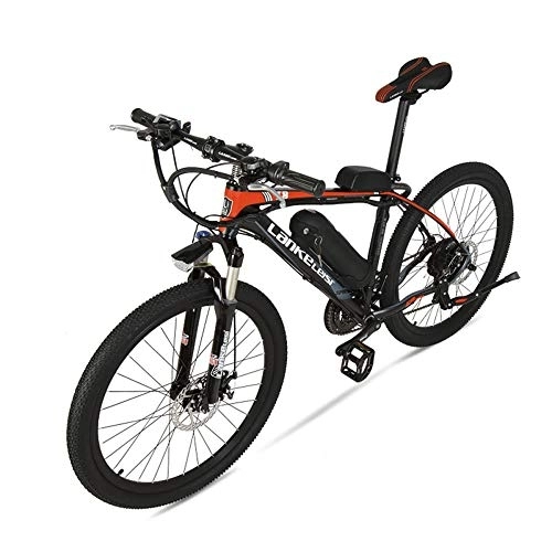 Bicicletas de montaña eléctrica : GTYW, Eléctrico, 26 Pulgadas, Aleación De Aluminio, 36V 20ah, Bicicleta, Montaña, Bicicleta, Ciclomotor Adulto, Blackandred.-36V20ah