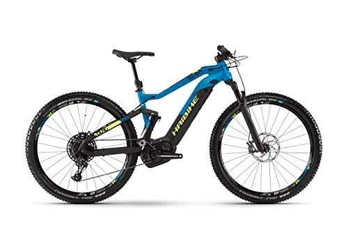 Bicicletas de montaña eléctrica : Haibike Copos fullnine 9.0Bosch WH 12V Negro / Azul Talla 402019(emtb All Mountain)