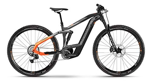 Bicicletas de montaña eléctrica : Haibike FullNine 10 Bosch - Bicicleta eléctrica 2021 (M / 44 cm, titanio / negro / lava)