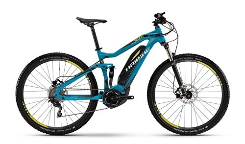 Bicicletas de montaña eléctrica : Haibike Sduro fullnine SL 29R TWEN tyniner Mountain Ebike 2016, color - turquesa, tamao 50 cm, tamao de rueda 26.00 inches