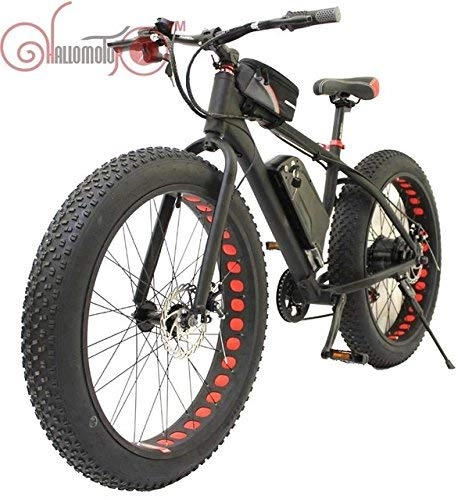 Bicicletas de montaña eléctrica : HYLH 36V 500W Bafang Hub Motor Fat Wheel eBike 26 * 4.0 Tire + Big Power 11AH Lithiun Battery + Pantalla LCD +7 Velocidad