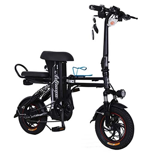 Bicicletas de montaña eléctrica : KPLM Bicicleta elctrica Plegable de 12"26 Bicicletas elctricas con batera de Litio extrable de 48V 20Ah para Mujeres Adultas