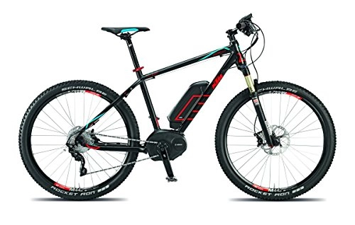 Bicicletas de montaña eléctrica : KTM Macina Race Plus 27 Plus, MTB, 2015, Negro Mate Rojo, RH 53, 18, 70 kg