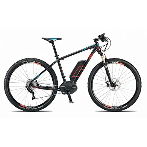 Bicicletas de montaña eléctrica : KTM Macina Race Plus 29 Plus, MTB, 2015, Negro Mate Rojo, RH 48, 18, 90 kg