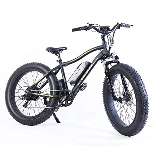 Bicicletas de montaña eléctrica : Neumático Gordo Bicicleta eléctrica, con Batería Extraíble de 36V / 10Ah, Neumáticos 4.0"Híbrido de 21 velocidades, Bicicletas Eléctricas para Adultos