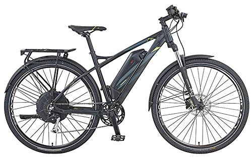 Bicicletas de montaña eléctrica : Prophete eSUV 21.EMS.10 E-Bike 29" AEG EasyDrive+ | Disc | 9-Gang Bicicleta eléctrica, Unisex Adulto, Negro Mate, RH 48