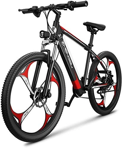 Bicicletas de montaña eléctrica : RDJM Bici electrica, Batería de Gran Alcance Fat Tire Bicicleta eléctrica de Aluminio Marco de suspensión Tenedor Playa Nieve E-Bici de montaña Bicicleta eléctrica 400W Motor 48V 10AH de Litio