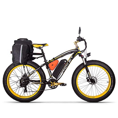 Bicicletas de montaña eléctrica : RICH BIT Batería de Bicicleta eléctrica 48V 17AH 1000W Batería de Litio e-Bike con Cargador de batería Kit de Motor Compatible