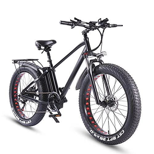 Bicicletas de montaña eléctrica : ride66 ks26 Bicicleta de montaña eléctrica de 750 W, 48 V, 20 Ah, batería con gran capacidad de 26 pulgadas, Fat Tire