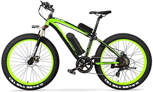 Bicicletas de montaña eléctrica : SFSGH Bicicleta eléctrica Bicicleta de montaña eléctrica Potente 1000W Aleación de Aluminio Bicicleta eléctrica para Hombres con batería de Litio de 16A y Pantalla LCD Bicicleta de Monta