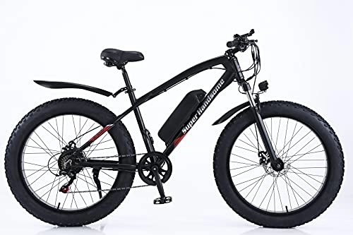 Bicicletas de montaña eléctrica : SUFUL S102 Electric Bike Electric Motor 48V12.5Ah Batería de Litio Controlador Inteligente con línea de Apagado