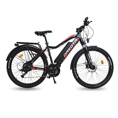 Bicicletas de montaña eléctrica : Urbanbiker Bicicleta Eléctrica Montaña Dakota FE (L) con Luces (Delantera y Trasera), portabultos y Guardabarros Profesionales