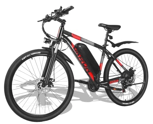 Bicicletas de montaña eléctrica : VARUN Bicicleta eléctrica, 27.5'' Bici Eléctrica Bicicleta de montaña Adulto, Bicicleta montaña de, e Bike MTB batería 48 V 12, 5 Ah, Shimano transmisión - 21 velocidades