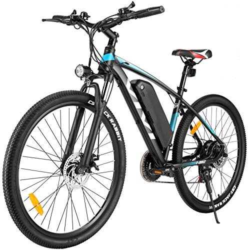 Bicicletas de montaña eléctrica : VIVI Bicicleta Electrica 27.5“ Bicicleta Electrica Montaña 350W Bici Electrica Adulto E-Bike con Batería 36V 10.4Ah (27.5 Amarillo)