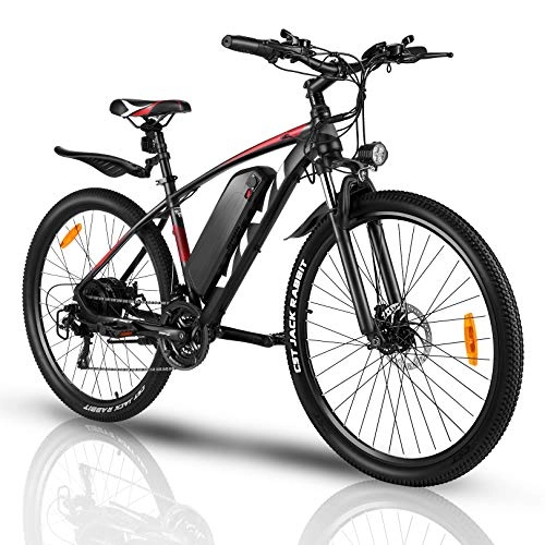 Bicicletas de montaña eléctrica : VIVI Bicicleta Eléctrica 350 W, Bicicleta Eléctrica de Montaña con Batería Extraíble 36 V / 10, 4 Ah, Velocidad Máxima 32 km / h, 21 Velocidades, Kilometraje de Recarga hasta 50 km, 27.5 Pulgad