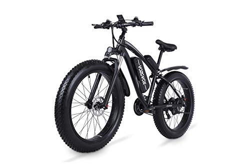 Bicicletas de montaña eléctrica : VOZCVOX Bicicletas eléctricas, 1000W 48V Ebike con Batería Extraíble De 17Ah, 26" Bicicleta eléctrica de montaña Montaña, Ebike para Adultos