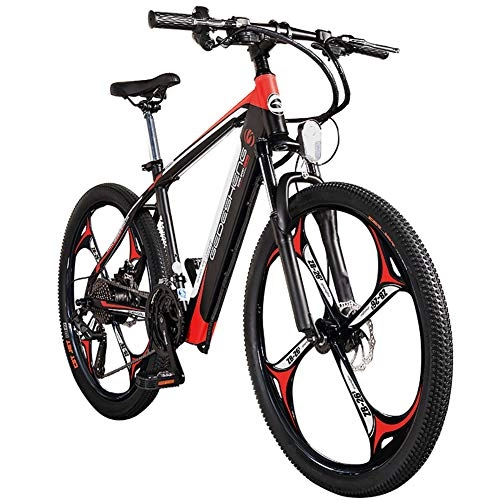 Bicicletas de montaña eléctrica : Wheel-hy Bicicleta de Montaa Elctrica de 26 Pulgadas E-Bike Sistema de Transmisin de 27 Velocidades con Batera 36V 10.4Ah