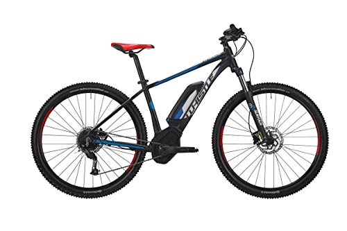 Bicicletas de montaña eléctrica : WHISTLE - Bike B-Race CX400 de 29 pulgadas, Bosch 400 Wh 9 V, negro / azul, talla 46 2019 (EMTB Hardtail)
