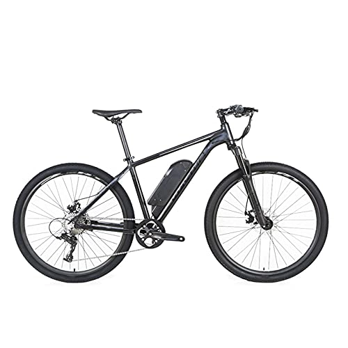 Bicicletas de montaña eléctrica : YIZHIYA Bicicleta Eléctrica, E-Bike de Velocidad Variable para Adultos, 3 Modos de Trabajo Ebike, Motor de 250W 36V 10Ah, Freno de Disco mecánico de tracción por Cable, Black Gray, 26 Inches