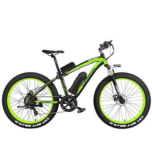 Bicicletas de montaña eléctrica : ZDDOZXC XF4000 26 Pulgadas Pedal Assist Electric Mountain Bike para Hombre Ciclismo Roadbike 4.0 Fat Tire Snow Bkie 1000W / 500W Potencia Fuerte 48V Batera de Iones de Litio 7 velocidades