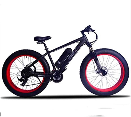 Bicicletas de montaña eléctrica : ZJZ Bicicleta eléctrica de 26 Pulgadas, neumático Ancho de 21 velocidades, 350 W, Bicicletas para Adultos, LCD, Instrumento de Cristal líquido, Ciclismo