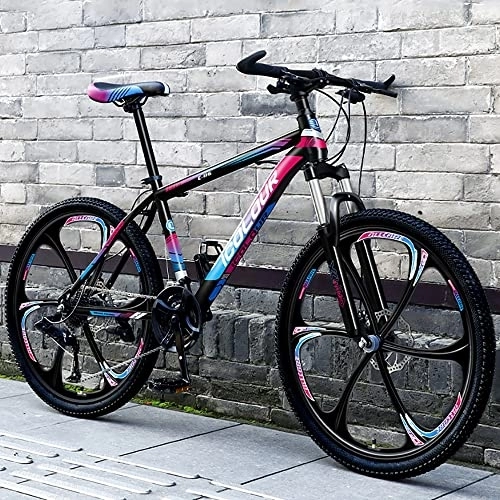Bicicletas de montaña Fat Tires : Bicicletas de montaña de 24 / 26 pulgadas, bicicleta de montaña rígida de acero con alto contenido de carbono, bicicleta de montaña con asiento ajustable de suspensión delantera, bicicleta de montaña pa