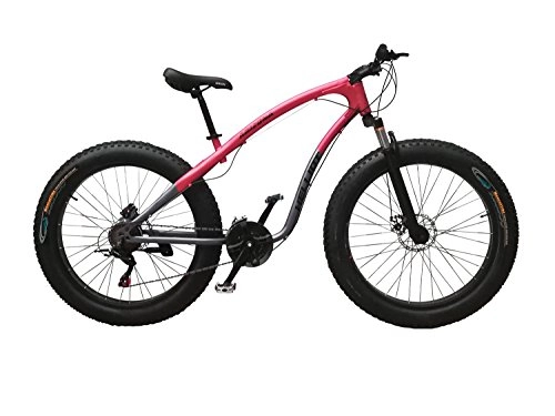 Bicicletas de montaña Fat Tires : Helliot Bikes Arizona Fat Bike Bicicleta de Montaña, Adultos Unisex, Amarillo / Negro, M-L