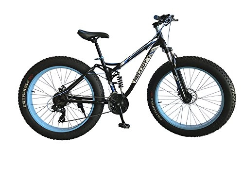 Bicicletas de montaña Fat Tires : Helliot Bikes Fat Extreme Terrain 01 Bicicleta, Adultos Unisex, Azul, Talla nica