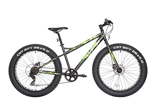 Bicicletas de montaña Fat Tires : Maino Himalaya Bicicleta MTB Fat Unisex - Adulto, Antracita, 43