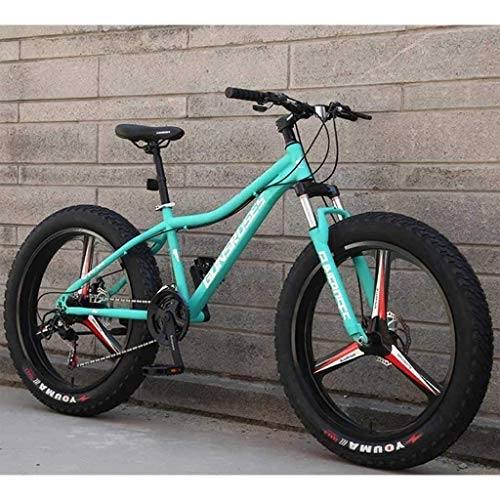 Bicicletas de montaña Fat Tires : MJY Bicicletas de montaña, moto de nieve rígida Fat Tire de 26 pulgadas, cuadro de suspensión doble y horquilla de suspensión All Terrain Men 'S Mountain Bicycle Adult 7-10, 27velocidad