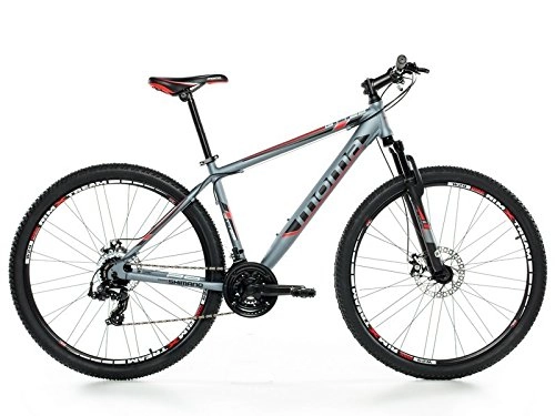 Bicicletas de montaña Fat Tires : Moma Bikes Bicicleta Montaa GTT 29"Alu, SHIMANO 24V, Doble Freno Disco, Susp. Delant. (Varias Tallas)