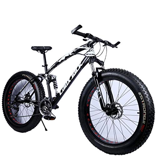 Bicicletas de montaña Fat Tires : Neumático Grande 21-Speed ​​Change Mountain Bike 4.0 para Off-Road Beach Snow