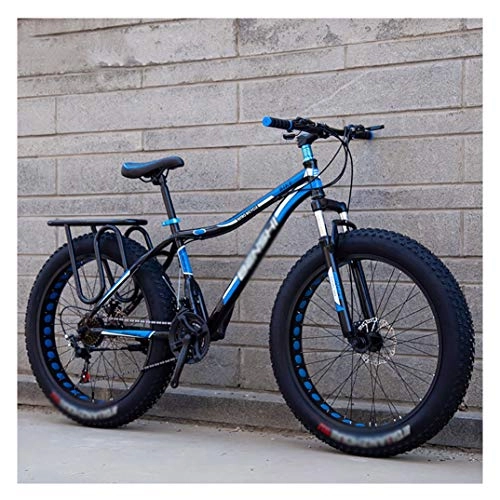 Bicicletas de montaña Fat Tires : RYP Bicicleta para Joven Bicicletas De Carretera Bicicletas Fat Tire Bicicleta de Carretera Bicicleta for Adultos Playa de Motos de Nieve Bicicletas for Hombres Mujeres (Color : Blue, Size : 26in)