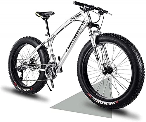 Bicicletas de montaña Fat Tires : XUERUIGANG Bicicleta de la bicicleta de la bicicleta de la bicicleta de la grasa de la montaña MTB de la bicicleta de montaña del acero al carbono de la bicicleta de montaña de la bicicleta dual de la