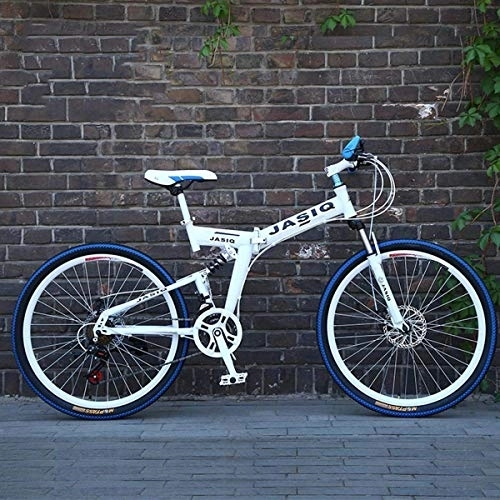 Bicicletas de montaña plegables : GOHHK Bicicleta Plegable Bicicleta portátil, Bicicleta montaña 26 Pulgadas con Bicicleta Velocidad Variable 27 velocidades para Altura 120-145 cm Bicicleta Viaje al Aire Libre