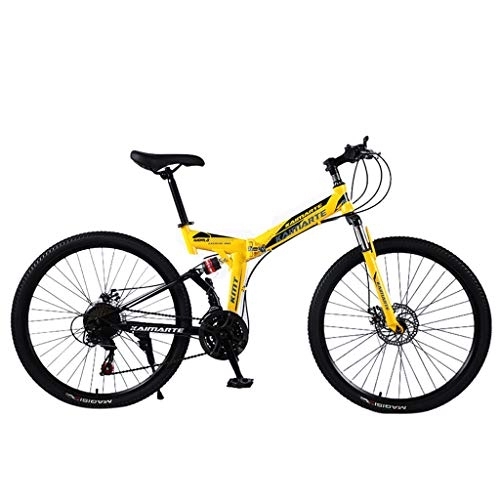 Bicicletas de montaña plegables : LootenKun Bicicleta De Montaña Carretera Plegable BMX Adulto Specialized 24Pulgadas Elocidad Ajustable Mini Ligero Portátil Bicicleta