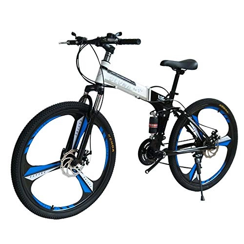 Bicicletas de montaña plegables : PengYuCheng Bicicleta de montaña de Acero al Carbono de una Rueda de 26 Pulgadas Plegable Estudiante Accesorios de Bicicleta Material sintético Casual Bicicleta de montaña q9