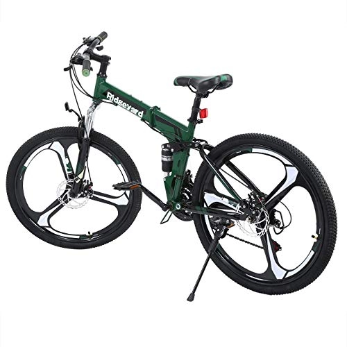 Bicicletas de montaña plegables : Samger Bicicleta de 26 Pulgadas 21 Velocidades MTB Bicicleta de Montaña para Niñas y Niños