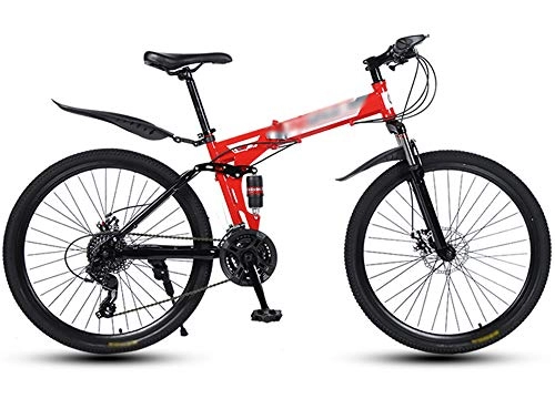 Bicicletas de montaña plegables : ZHONGXIN Bicicleta Plegable, Bicicleta de montaña Plegable de 26 Pulgadas, Bicicleta de Ciudad, Bicicleta Plegable de Doble Disco con Marco de Acero (D2, 27 Speed)