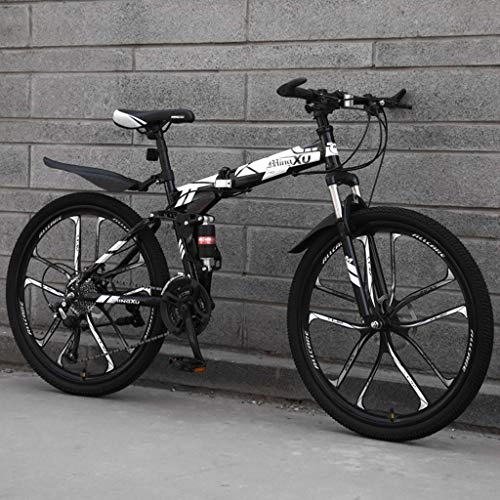 Bicicletas de montaña plegables : ZRN Bicicleta de Moda Bicicleta de montaña Plegable Bicicletas de Carretera Bicicletas de Ejercicio Bicicleta amortiguadora Ligera Bicicleta Informal Plegable Bicicleta de Carreras