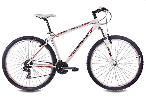 Bicicletas de montaña : 29 pulgadas MTB Mountain Bike Bicicleta CHRISSON Remover 1.0 con 21 g Shimano Blanco Mate